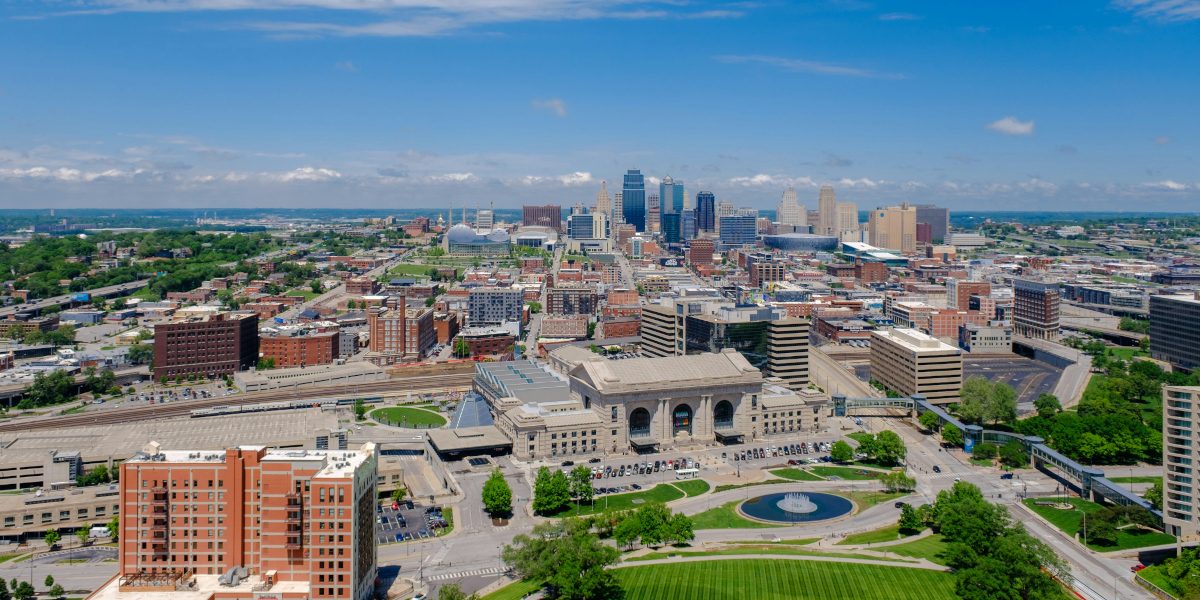 The Kansas City skyline